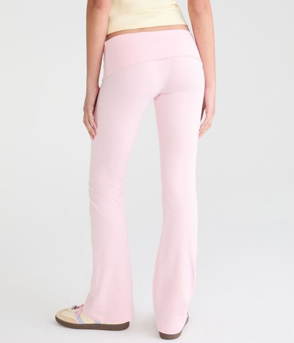 Aeropostale Mermaid Pink Mid-Rise Bootcut Lounge Pants